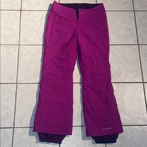 Fuchsia Columbia Snow Pants